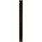 Ekena Millwork Ashford Single, Wrought Iron Bracket, (Single center brace), Antiqued Brass 1 1/2"W  x 10"D x 12"H BKTM01X10X12SASABS - alternate 7